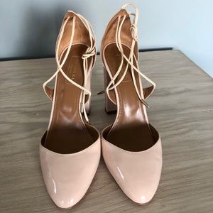 Aquazzura Nude Pink Heels